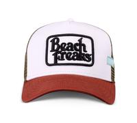 Coastal Hft Camionneur Casquette Plage Freaks Blanc / Vin Chapeau de Maille Surf