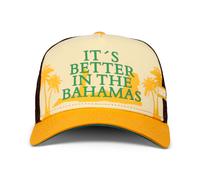 Coastal Hft Casquette Bahamas Jaune Capuchon Haut Ajusté Maille Cappy Surfeur