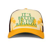Coastal Hft Casquette Bahamas Jaune Capuchon Haut Ajusté Maille Cappy Surfeur