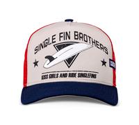 COASTAL HFT Casquette Trucker Mesh Blanche À Haute Coupe