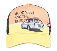 Coastal HFT Casquette Trucker Vibes and Tides Sun Yellow Mesh Été