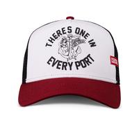 Coastal Hft Chaque Port Écru / Vin / Noir Trucker Mesh Casquette Surf Chapeau