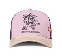 Coastal Hft Club Maroc Trucker Cap Lightpink / Sable / Red Chapeau de Maille