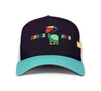 Coastal Hft Costa Rica Cap Bleu Marine Haut Coupe Camionneur Chapeau de Maille