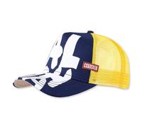 Coastal Hft Grand Aloha Marine / Jaune Haut Ajusté Trucker Cap Djinns Plage Neuf