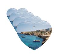 Coastal of Malta Lot de 4 désodorisants de voiture personnalisés pour homme et femme - Tablettes d'aromathérapie - Cartes parfumées à suspendre pour armoire de salle de bain