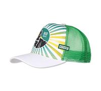 Coastal Hft Camionneur Casquette Rio Brésil Blanc/Vert Chapeau de Maille Jesus