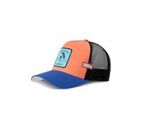 Coastal Tropical Addict - Casquette trucker - Casquette en maille, abricot/bleu, taille unique