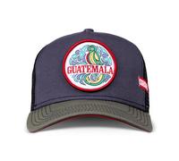 Coastal Trucker Cap Hft Guatemala Bleu Marine / Olive/Noir Maille Chapeau Bonnet