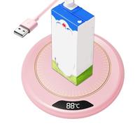 Coaster - 3 niveaux de température Smart USB Chauffage Coaster 20 W | Chauffe-eau électrique pour la table de thé, cuisine, salle à manger, bar, bougie