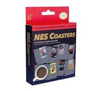 Coasters Métal Nintendo NES Rétro - Marchandise Officielle, Donkey Kong, Zelda, Mario & Plus, Set de 8