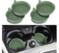 Coasters Pour Voiture - 4 Pièces Couleur Matcha - Antidérapants Et Résistants - Design Moderne - Jack Daniels