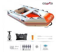 COASTO Canot Avec Dropstitch Sol Dingi Dériveur Bateau à Moteur D'Aviron 290cm