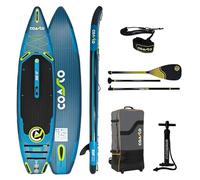 Coasto - Stand Up Paddle Gonflable Premium Coasto Regent 11'8 Horizon - PB-CHORIZON118 - Paddle en Dropstitch Woven avec Pagaie Hybride Carbone, Leash, Pompe et Sac de Transport - 365l - 355x86x15cm