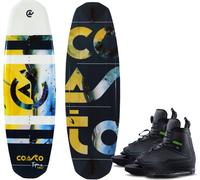 COASTO Topaz 140 Wakeboard Flex avec fixation Maze 40-46