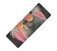 Coasts Capybaras Tapis de yoga antidérapant imprimé épais 1 mm pour yoga chaud antidérapant, avec couverture de tapis de yoga tapete para ejercicio 180,3 x 66 cm