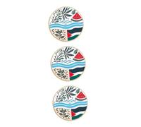 Coat Cartoon Lapel Suit Breast Clothing Brooch Flag Watermelon Enamel Pin Palestine Map Pins Shawl Clip Alloy