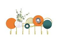 Coat Hooks Wall-Mounted Coat Rack Creative Porch Hook Into Door Wall-Mounted Coat Rack Storage Decoration Light Luxuries Clothes and Hats Hook Up Behind Clothes Rack Hanging Coat Rack