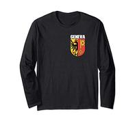 Coat Of Arms Of Geneva Switzerland Souvenir Geneve Suisse Manche Longue