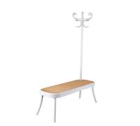 Coat Rack Bench Porte-manteau avec banc Design viennois GTV Blanc - WIENER GTV PCCOATPGL C02