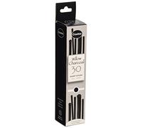 Speedball Lot de 30 demi-fusains 3-12 mm