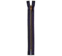 COATS&CLARK Coats & Clark Inc F2707-013 Jean Fermeture Éclair en laiton Bleu marine 17,8 cm
