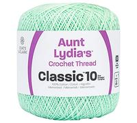 Coats Crochet Aunt Lydia's Crochet Coton Classique Vert menthe Taille 38