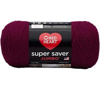 Coats - Fil Red Heart Super Saver fil Bordeaux, papier, multicolore, 3 pièces
