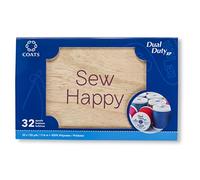 Coats Filetage Boîte en bois 32 bobines