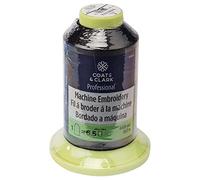 Coats Professional Machine Embroidery Thread 4000yd-Black