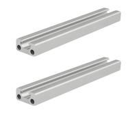 Coavoo Lot de 2 profilés en aluminium 1020 - 1940 mm - Type T - Argenté - 10 x 20 mm - Rail linéaire anodisé - Extrusion - Pour imprimante 3D DIY et CNC