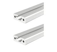 Coavoo Lot de 2 profilés en aluminium 1540 - 1940 mm - Type T - Argenté - 15 x 40 mm - Rail linéaire anodisé - Extrusion - Pour imprimante 3D DIY et CNC