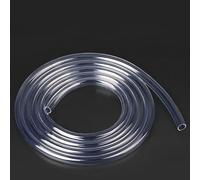 Coavoo Tuyau PVC Tube 8mm x 12mm 5 Mètres, Flexible Transparent pour Pression, Conduite D'eau, D'air et à Essence