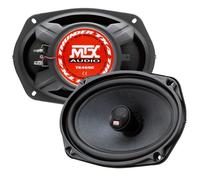 Coaxiaux 2 voies - MTX AUDIO - 16x23cm (6x9"") - 4Ω - 100Wrms - Bobine Ø30mm en TIL - Tweeter néodyme Ø25mm dôme soie
