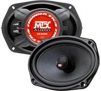 Coaxiaux 2 voies - MTX AUDIO - 16x23cm (6x9) - 4O - 100Wrms - Bobine Ø30mm en TIL - Tweeter néodyme Ø25mm dôme soie