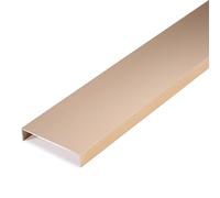 Coayuou Baguette Alu Carrelage Profile U 100cm* 3 Pièces Profil De Finition The Transit pour des Solutions De Rénovation Et Construction avec Un Design Moderne Et Pratique(Titanium Gold,6cm)