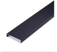 Coayuou Baguette Alu Carrelage Profile U 100cm* 3 Pièces Profil De Finition The Transit pour des Solutions De Rénovation Et Construction avec Un Design Moderne Et Pratique(Black,8cm)