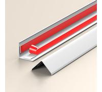 Coayuou Baguette D Angle Baguette De Finition Aluminium Adhesive 100cm* 3pièces Wall Protector Préservez Vos Murs des Chocs Et Rayures avec Ce Protège-Angle Ultra-résistant(Style 1,25 * 25mm)