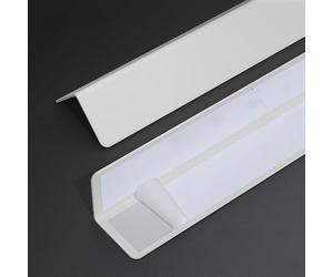 Coayuou Baguette d'angle PVC Adhesive Baguette Angle Exterieur 100cm* 3 Pièces Protection Carrelage Empêche Les Rayures Et Les Dommages des Coins De Mur Facile À Installer(Style 4,25mm)