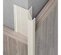 Coayuou Baguette De Finition Murale Aluminium en V, Profilé Encastré pour Carrelage 3,5-18,5 Mm, Lot De 3 X 100 Cm, Protection Anti-Choc pour Cuisine, Salle De Bain Et Couloir(Style 2,7.5mm)