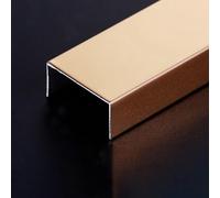 Coayuou Baguette Finition Carrelage Baguette en U 100cm* 3 Pièces Baguette d'angle Aluminium Profilé De Transition Résistance Exceptionnelle pour Vos Projets De Rénovation(Option 6,60mm)