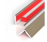 Coayuou Baguette Finition PVC Protection Carrelage Adhesive 100cm* 3 Pièces Baguette Decorative Carrelage Solution Efficace pour Prévenir Les Détérioration des Coins De Mur(Style 1,36mm)
