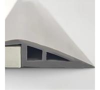 Coayuou Bande De Finition De Sol en PVC 200 Cm Barre De Seuil Et Profil De Transition Strip De Protection Imperméable pour Moquette Réparation Et Protection des Bords De Revêtement(Gray,A5015)