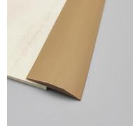 Coayuou Bande De Finition De Sol en PVC 200 Cm Barre De Seuil Et Profil De Transition Strip De Protection Imperméable pour Moquette Réparation Et Protection des Bords De Revêtement(Light Brown,A30)