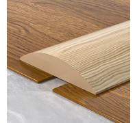 Coayuou Bande De Transition De Sol en PVC 300 Cm Barre De Seuil Autocollante 4/5 Cm Profilé De Finition pour Sol Stratifié Et Revêtement De Sol Transition Discrète Et sans Joint(Maple,4cm)