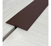 Coayuou Barre De Seuil Autocollante Profile En T Baguette Pvc 100-1000cm Baguette Sol Porte Transition Élégante Entre Revêtements De Sol, Idéal Pour Bois, Parquet Stratifié(Option 3,200cm)