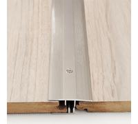 Coayuou Barre De Seuil De Porte Large en Aluminium 90 Cm (Lot De 3) - Profil De Transition De Sol pour Stratifié Rampe De Seuil pour Passages De Portes Et Jonctions De Sols(Champagne,3.3cm)