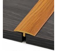 Coayuou Barre De Seuil Extra Large 90cm* 3 Pièces Profilé Pvc Profil En T Baguette Sol Idéal Pour Finition Des Transitions Entre Revêtements De Sol, Bois, PVC Et Stratifié(Option 14)