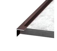 Coayuou Cornière d'angle 90cm* 3pièces Protection Bord Profile Alu Protégez Les Coins De Votre Maison Résistante Et Pratique, Parfaite pour Les Coins De Pièces À Fort Passage(Style 9,15 * 15mm)