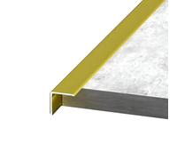 Coayuou Cornière d'angle 90cm* 3pièces Protection Bord Profile Alu Protégez Les Coins De Votre Maison Résistante Et Pratique, Parfaite pour Les Coins De Pièces À Fort Passage(Style 14,10 * 10mm)